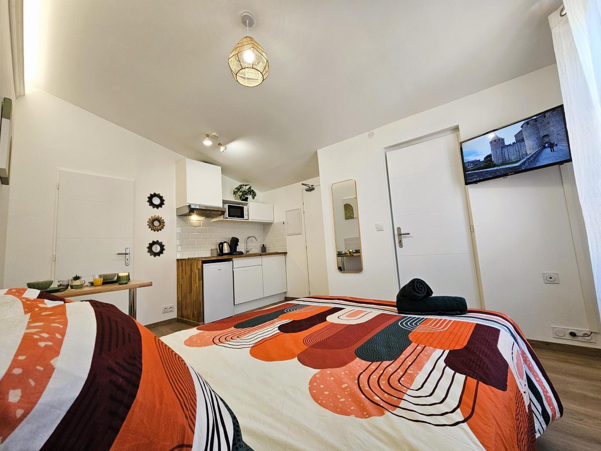 Tout Confort ! Ville, Climatisation, Parking, Wifi, Calme, Tv Carcassonne Zewnętrze zdjęcie
